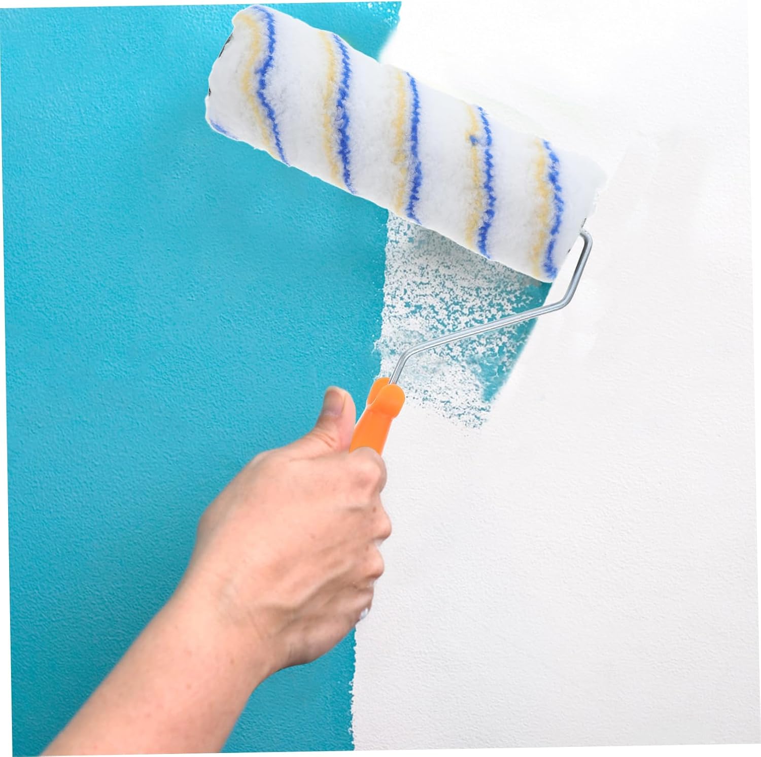Lurrose 3pcs Rolling Paint No Dead Angles Easy Maintenance Paint Supplies for House Wall Painting Refillable Covers