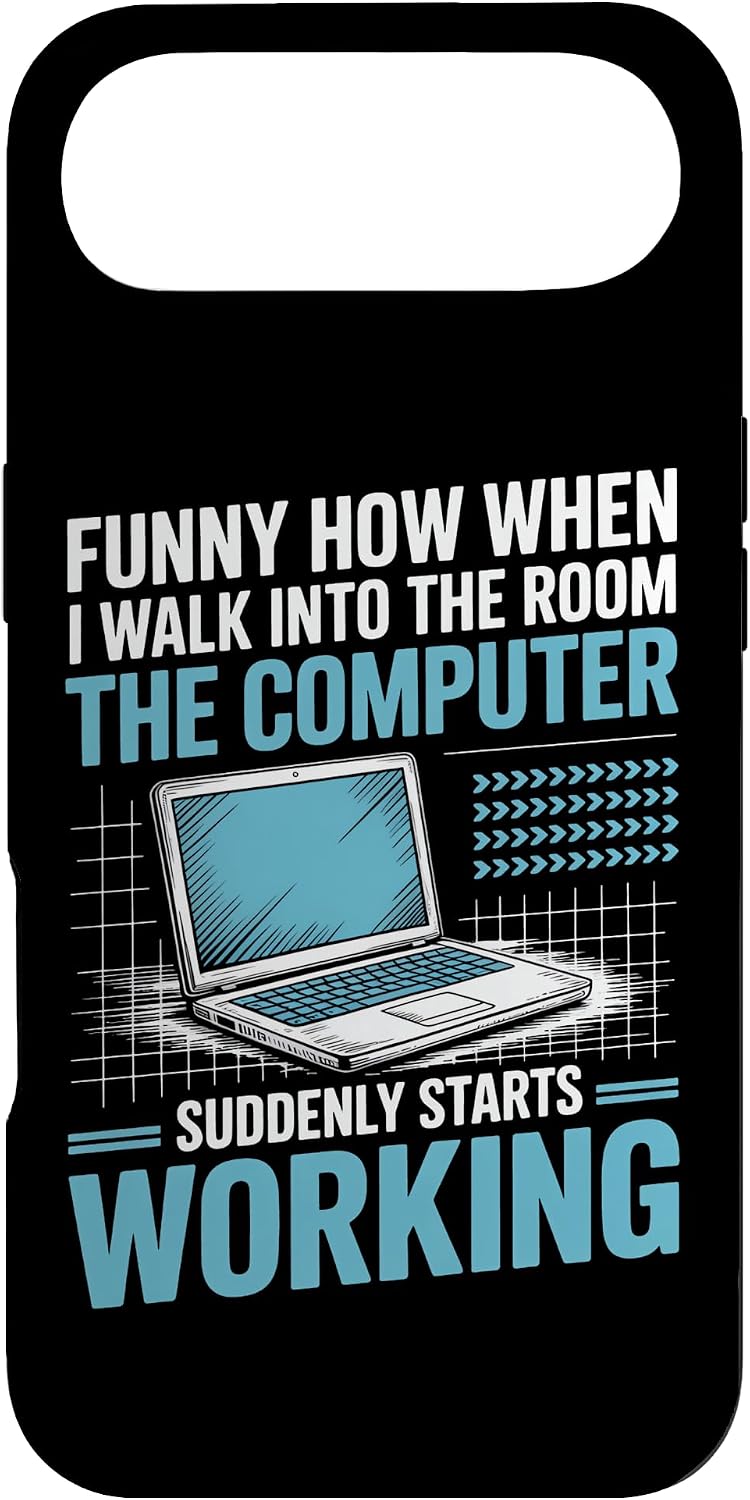 Funny How When I Walk Into The Room Computer Working Case for iPhone Air