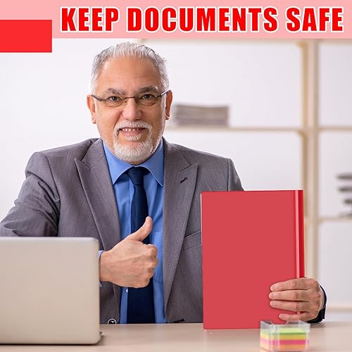 Miniatura 6 de Teling 48 portadas de informes frontales transparentes con puntas, carpetas de presentación de plástico de 3 puntas para currículum vitae para la