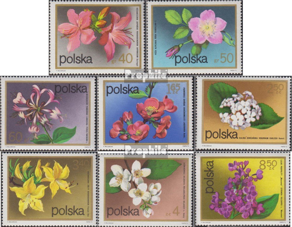 Prophila Collection Polen 2132-2141 – 1971 Baumblüten, Kompletter Satz, Postfrisch ** MNH, Briefmarken Für Sammler Prophila Collection Polen 2132-2141 – 1971 Baumblüten, Kompletter Satz, Postfrisch ** MNH, Briefmarken Für Sammler