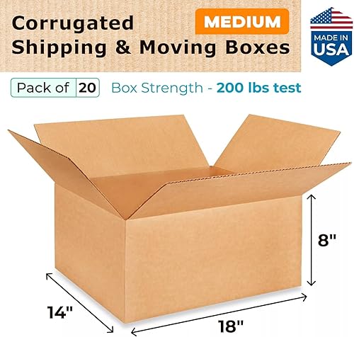 Miniatura 21 de Cajas para envío IDL Packaging - B-1266-5 de cartón corrugado, tamaño pequeño, de 12 pulgadas de largo x 6 pulgadas de ancho x 6 pulgadas de alto