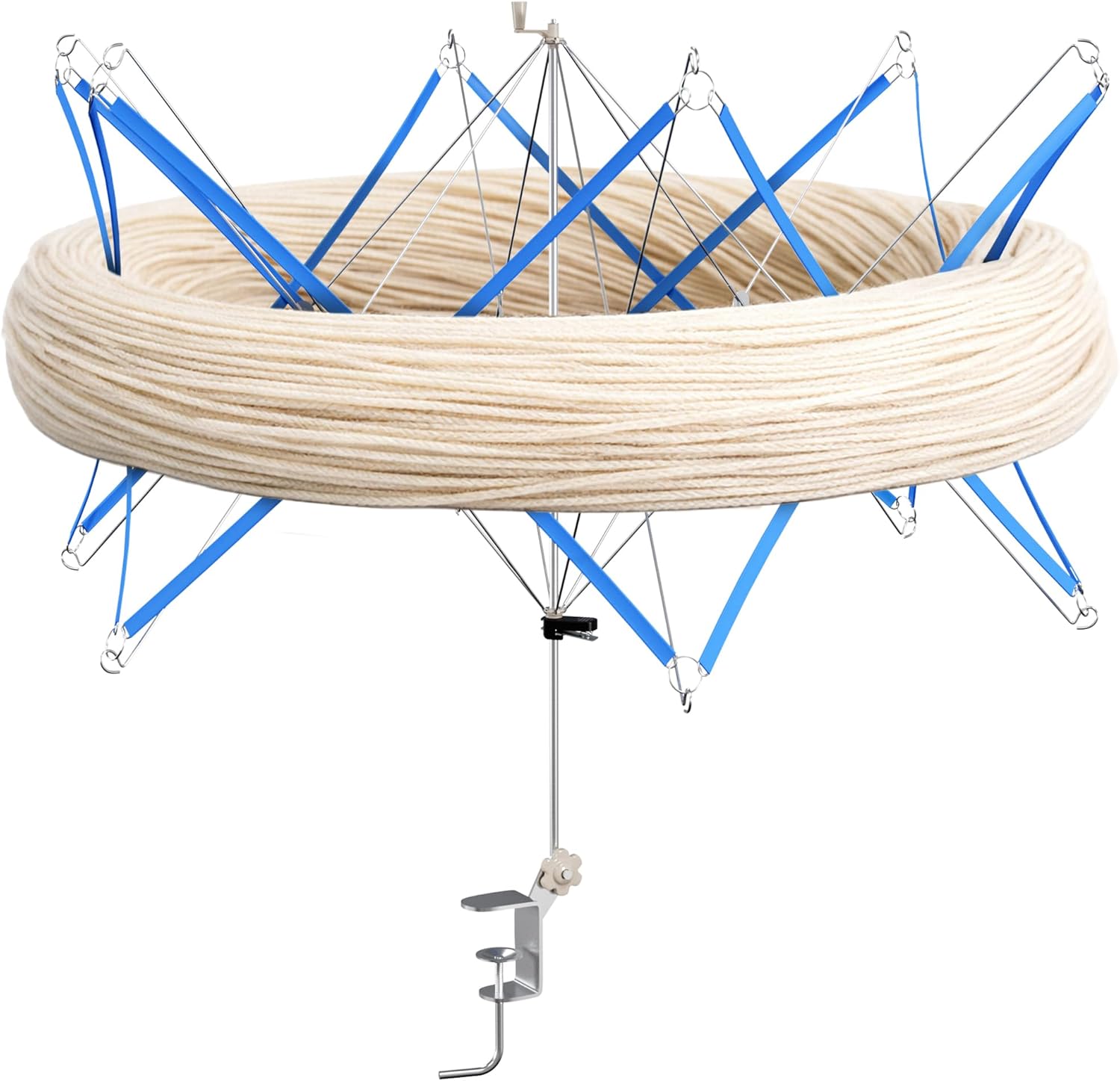 ClarArti - Yarn Swift and Yarn Winder Set, Yarn Swift, Winder for Crocheting, Umbrella, Winder for Knitting, Holder for Skeins