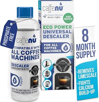 Caffenu Complete Coffee Machine Care Bundle - Descaling Solution & Cleaning Pods Set