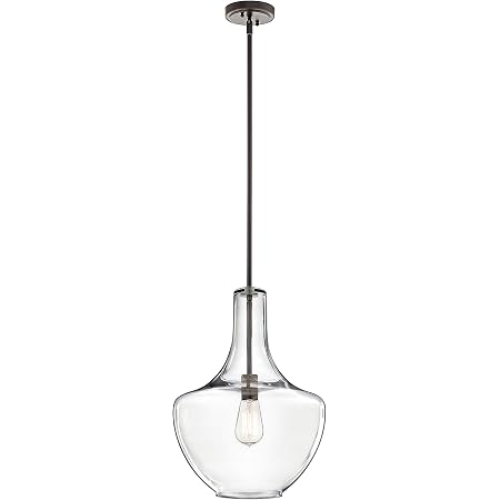 Light Bell Pendant Clear Glass 