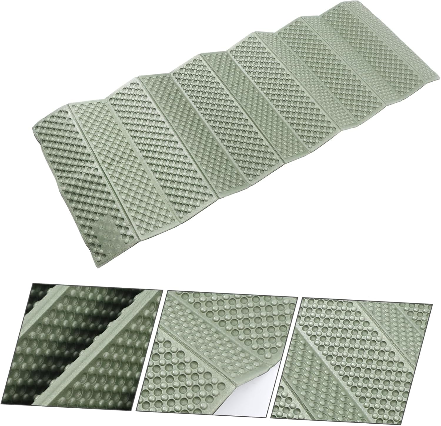 KICHOUSE Thick Pad Camping Blanket Self Inflating Sleeping Pad for One Person Portable Foldable Mat for Garden Park Beach