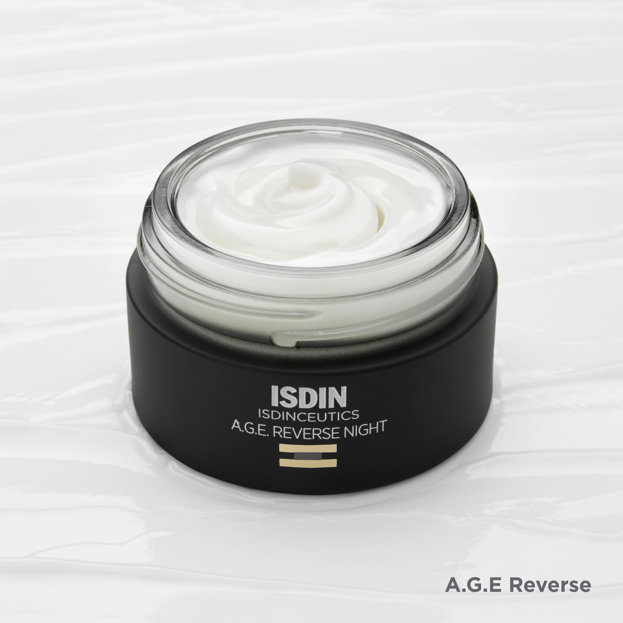 ISDIN Isdinceutics Age Reverse Night, Crema facial nocturna, Crema antidedad reparadora de noche con Melatonina, 50g