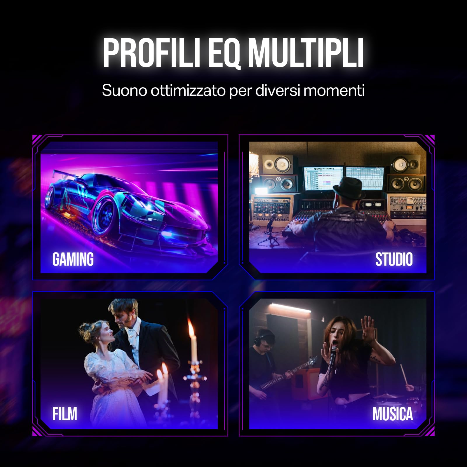 OXS Thunder Duo Altoparlante da Gaming 3.1.2 con Dolby Atmos, Audio Hi-Fi di Livello Studio, RGB Dinamico, Modalità EQ Multiple, Controllo APP, HDMI 2.1, USB-C, Bluetooth, per PC e Console di Gioco
