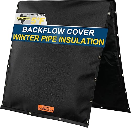 Cholila Cover Backflow Preventer Cover Insulated 24"W x 24"H with Thicker 7 Laye