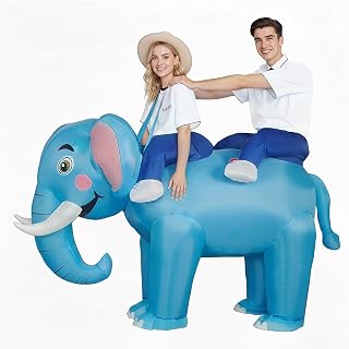 2026 Couple Inflatable Elephant Costume