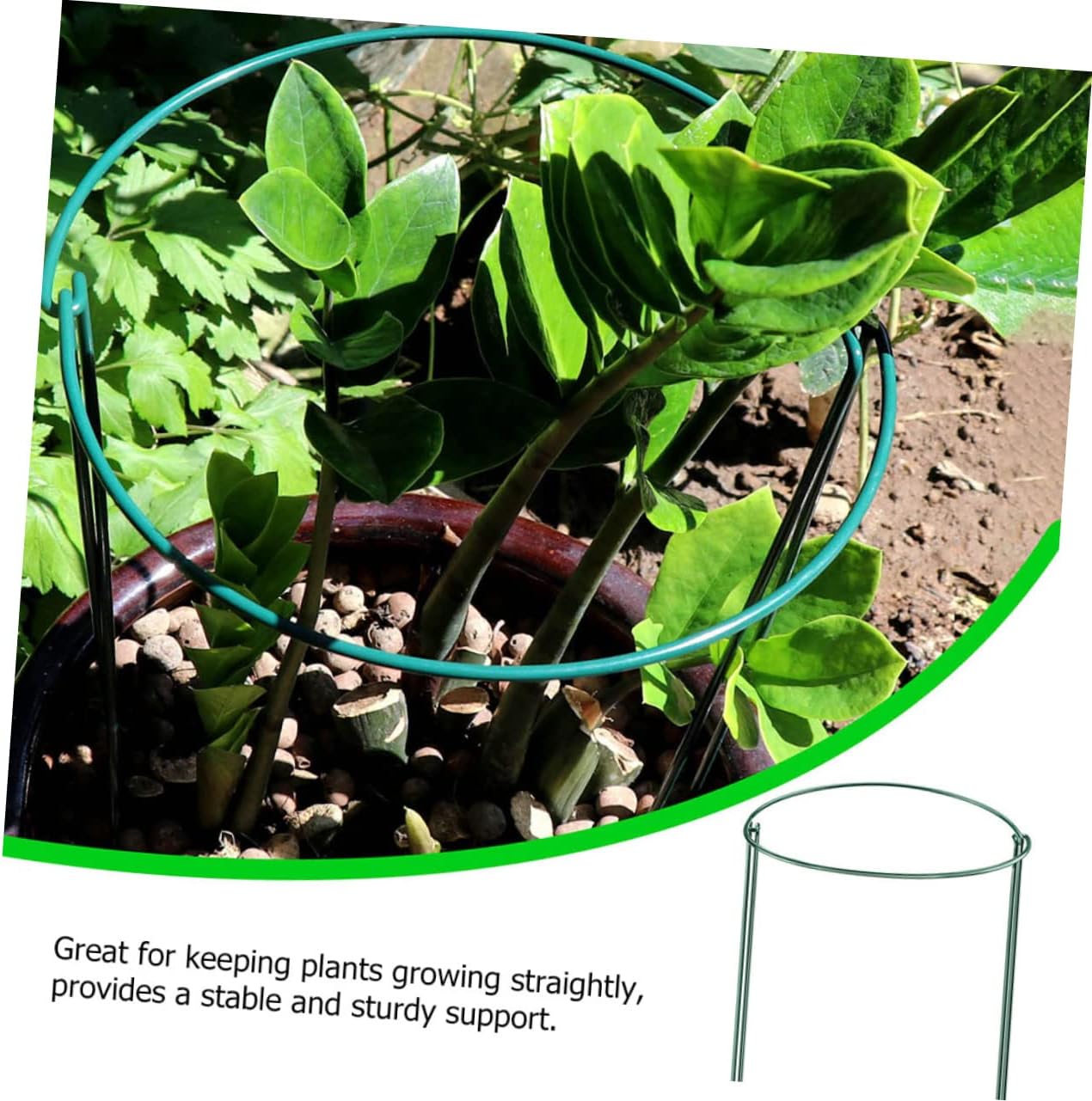 VICASKY 4pcs Garden Trellis Plant Support Frame Stakes for Flowers Trellis for Potted Plants Sturdy