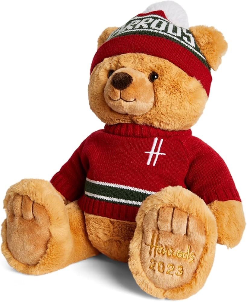 Amazon.co.jp: 2023年 ハロッズ クリスマスベア “ラッピング無料