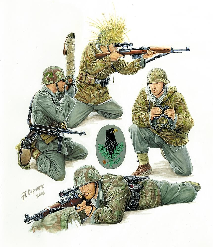 ZVEZDA 6217 1/72 German Sniper Team WWII