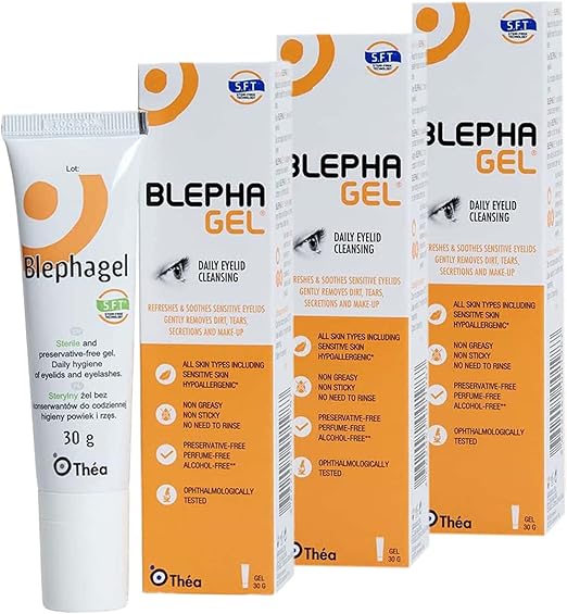 Blephagel Daily Eyelid Cleansing Gel Gentle Cleanser to Refresh and