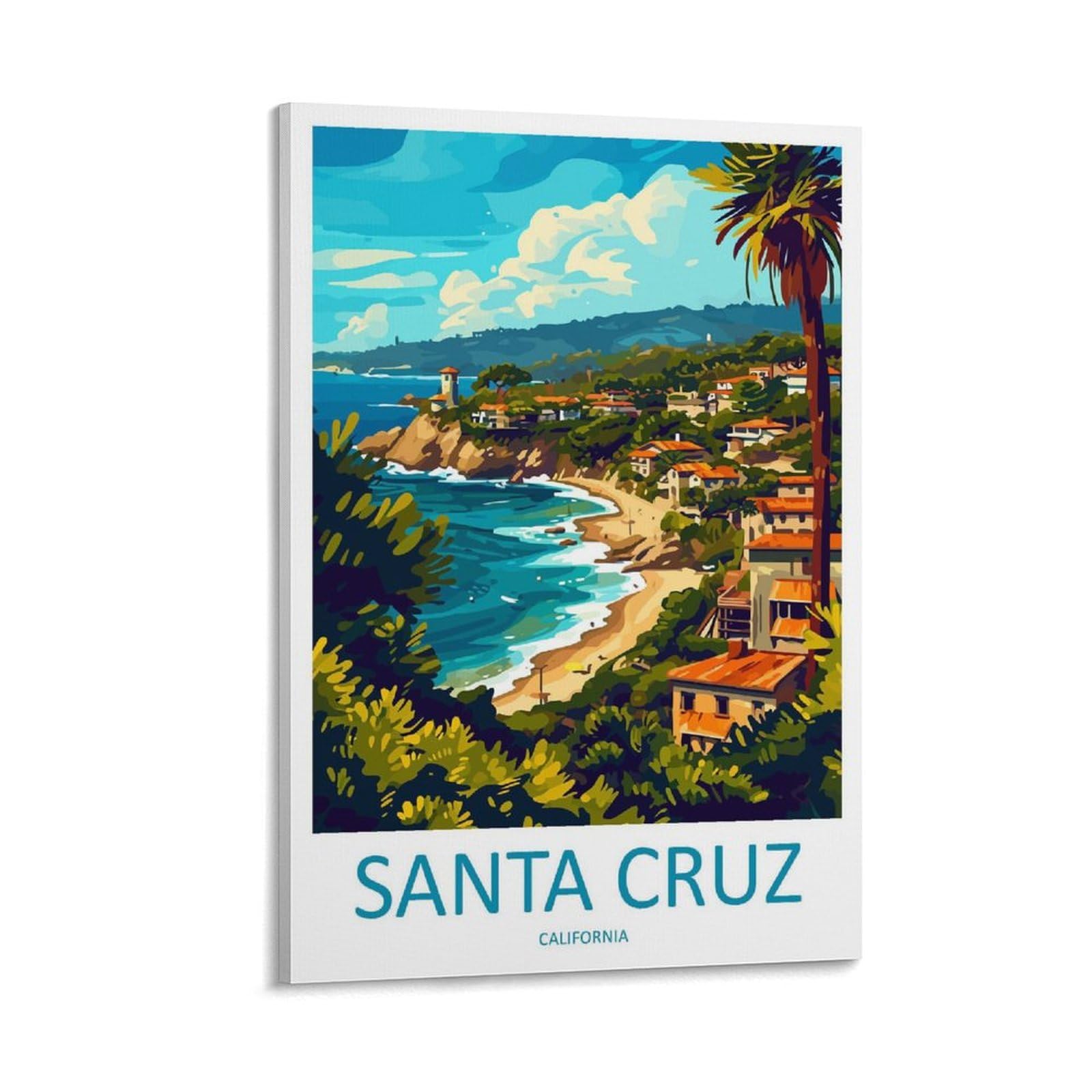 Amazon.com: Santa Cruz Travel Print Santa Cruz Décor Santa Cruz