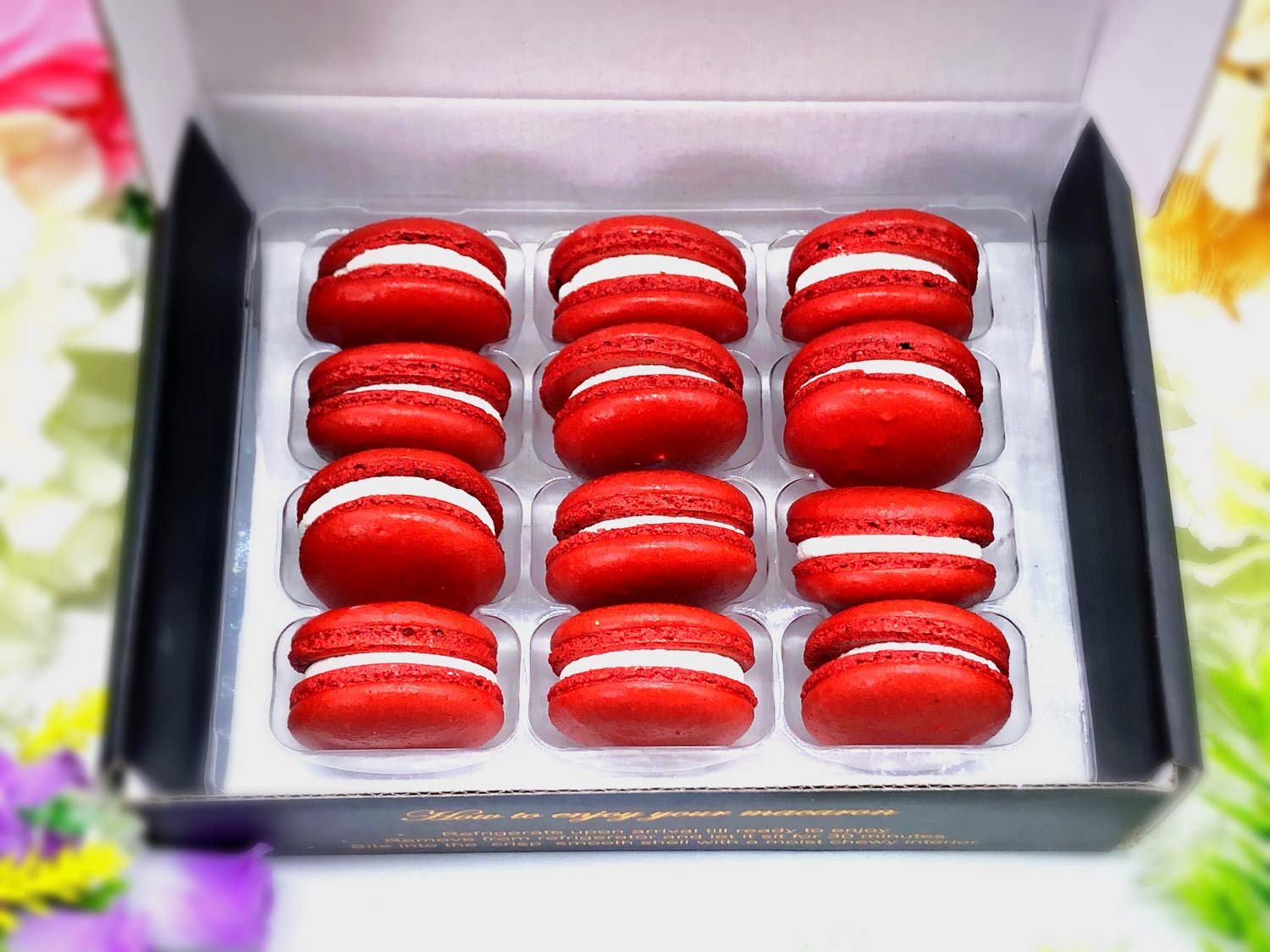 Amazon.com : Red Velvet Macaron | Freshly baked daily, perfect for