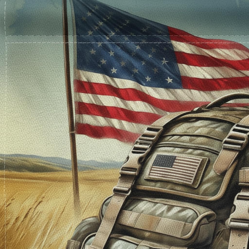 Army Family Garden Flag 12x18 Inch Double Sided Veteran Tribute American Flag for Military Families - Polyester Lightweight Patriotic Outdoor Decor for Veterans Day, Patriot Day, Christmas Day. - Image 4