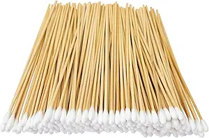 500/200PCS Gun Cleaning Swabs - 6 Inch Long Cotton Swabs - Lint Free, Highly Absorbent Gun Swabs for Precision Gun Cleaning, Applying