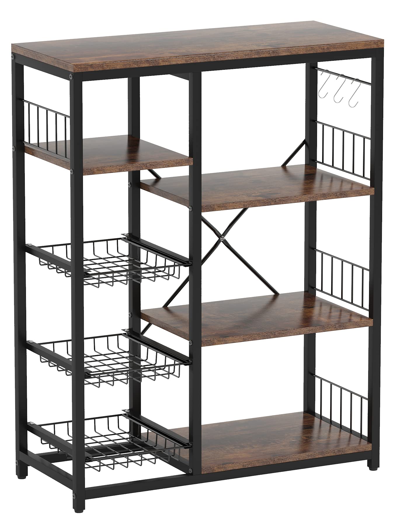 Buy ODK Kitchen Bakers Rack, Utility Storage Shelf Microwave Oven Stand