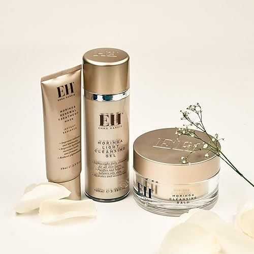 Miniatura 7 de Emma Hardie Gel limpiador ligero de Moringa de 3.4 fl oz para uso diario, limpia, purifica y ayuda a equilibrar la piel grasa, hidrata e hidrata,