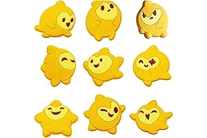 9-Piece Star Jibbitz: Sparkle Your Shoes with Cosmic Charm