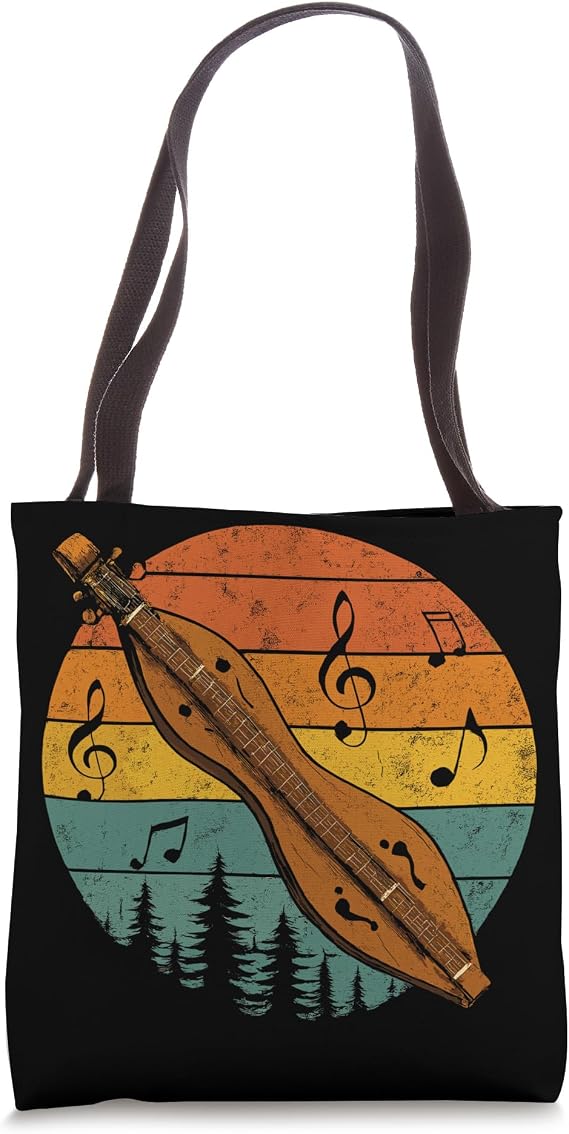 Mountain Dulcimer Player Musical Instrument Musician Tote Bag