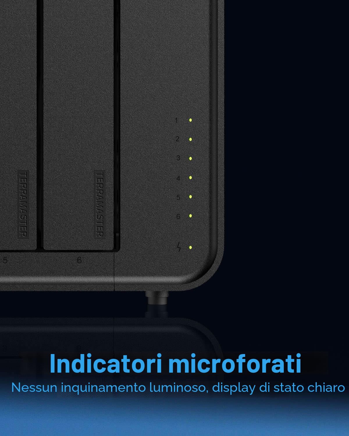TERRAMASTER Storage NAS F6-424 Max - 6Bay Core i5 1235U 10 core 12 thread, RAM DDR5 da 8 GB 10 GbE Port X2, Network Attached Storage Massime prestazioni per aziende (Diskless)