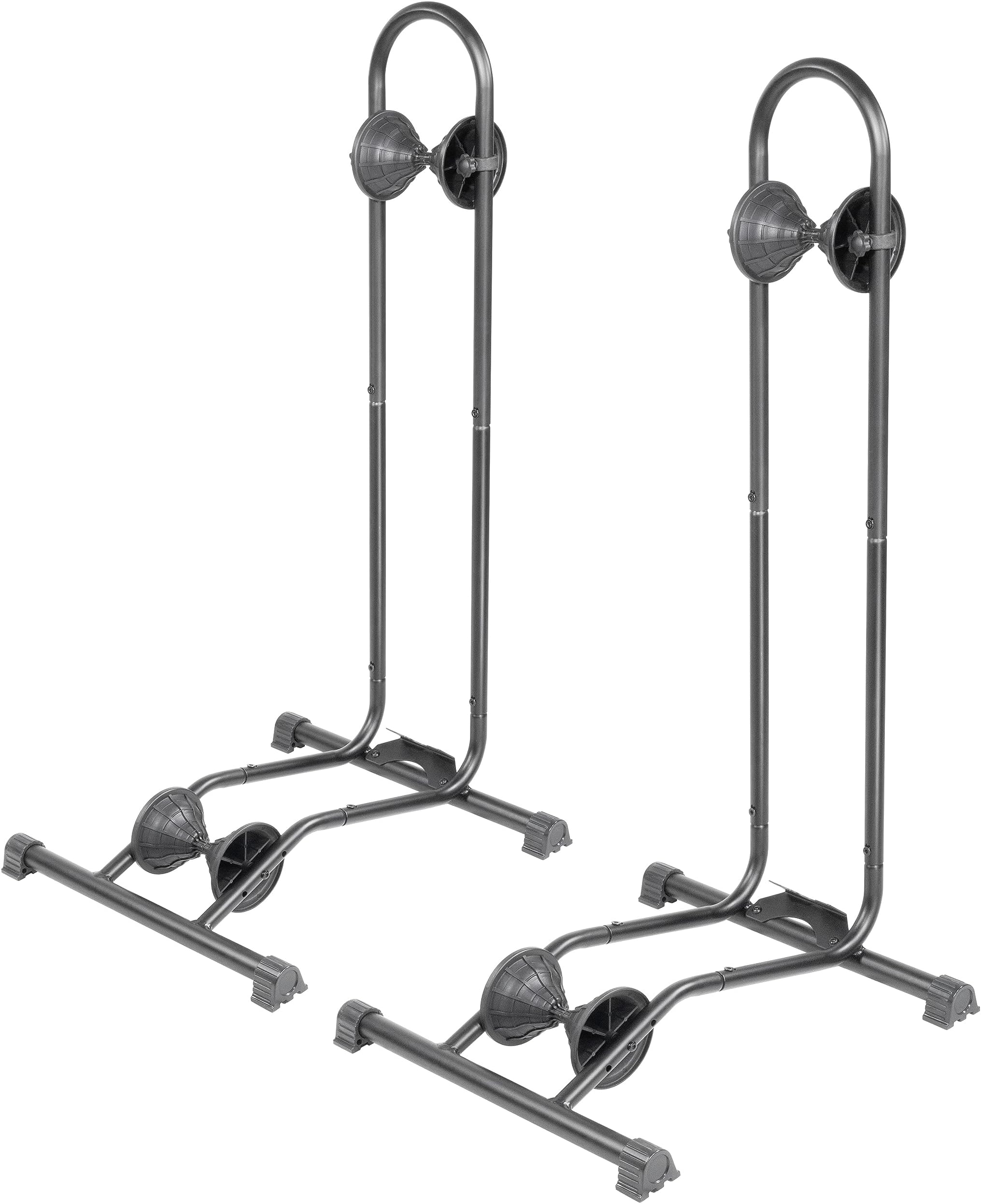 BikeHand Bike Floor Stand Parking Rack Stand - for 24"-29" Mountain MTB & Road Bikes Bicycles Indoor Outdoor Garage Storage - Fat Bike New Version for 2 Bikes