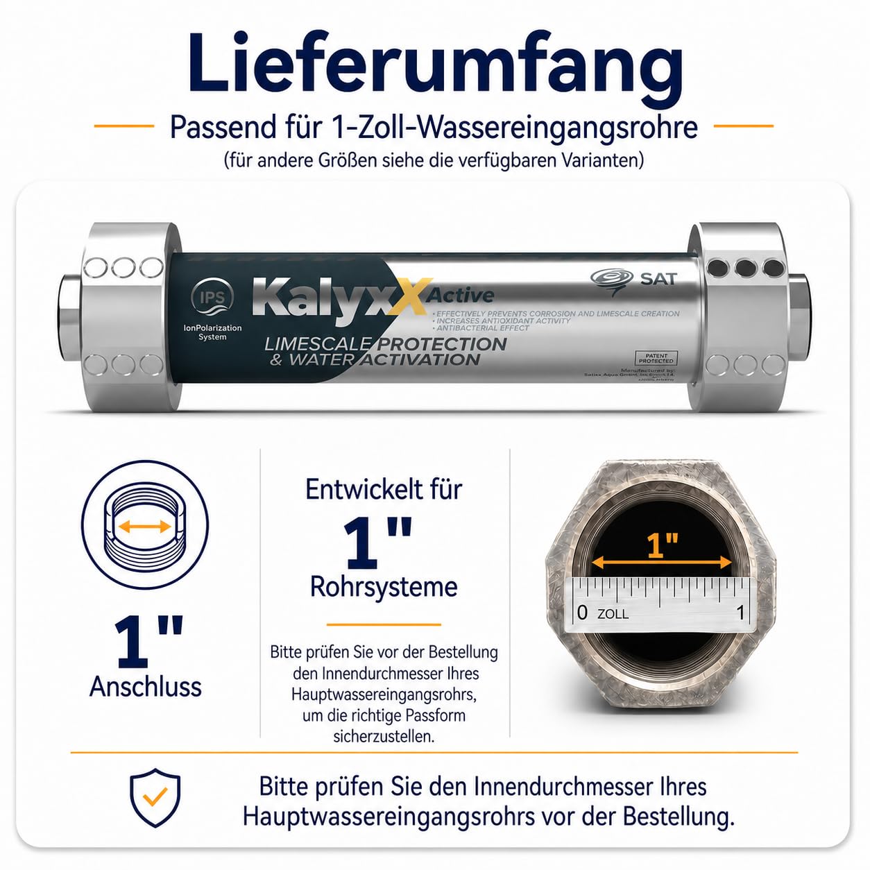 Swiss Aqua Technologies | Reductor de incrustaciones | Tratamiento de Agua IPS KalyxX G1 | Antical | Tecnologíq Galvanica | Medio ambiente | IPSKXAG1