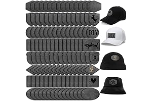 120PCS Leather Iron on Patch for Hats