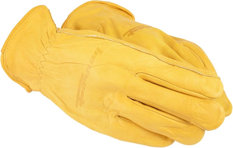 Forney 53047 Cowhide Leather Driver Premium Men's Gloves, Medium