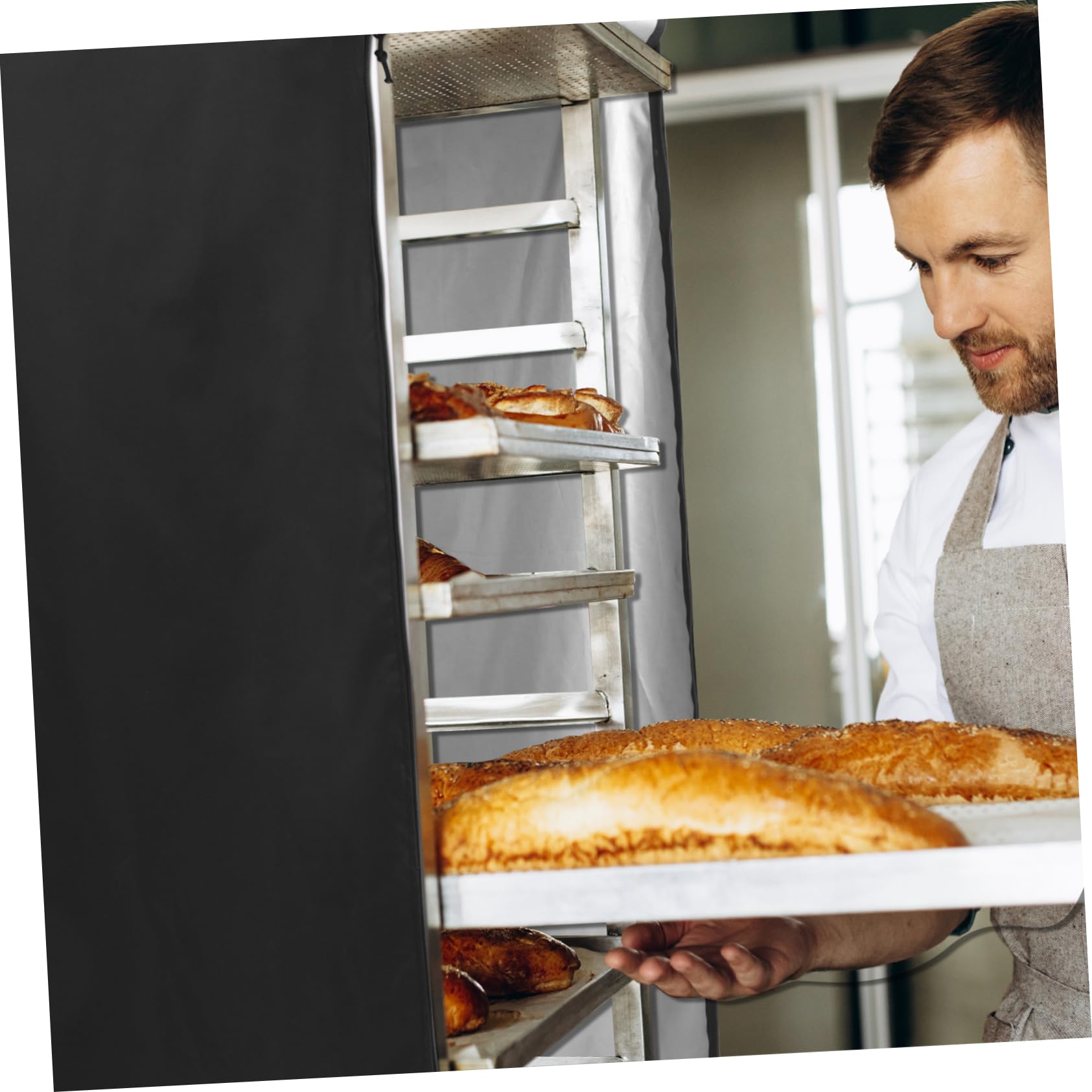Copertura Per Carrello Da Forno Oxford Protezione Per Teglie Da Forno e Panetti Design Elegante e Funzionale Misure Adatta Per Cucine e Pasticcerie