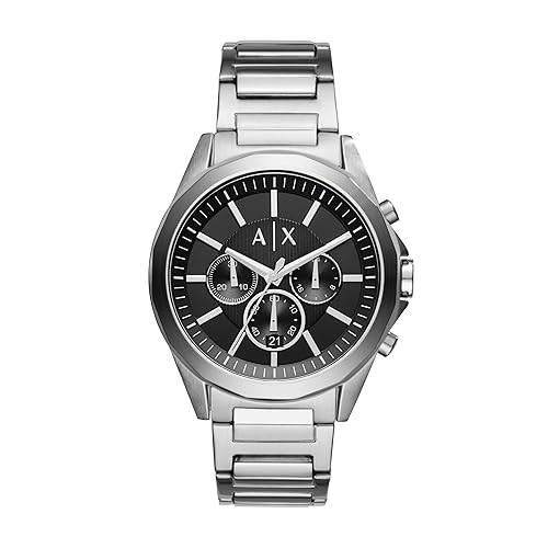 A|X Armani Exchange Chronograph Watch for Men with Stainless Steel,