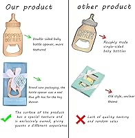 Vista 3 de 12 abrebotellas para recuerdos de bebé, recuerdos de decoración, abrebotellas para invitados, recuerdo de fiesta de cumpleaños, decoración de ducha