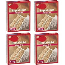 ZENVOIRA Pantry Betty Crocker SuperMoist Cherry Chip Cake Mix - 375g/13.25oz Pack of 4