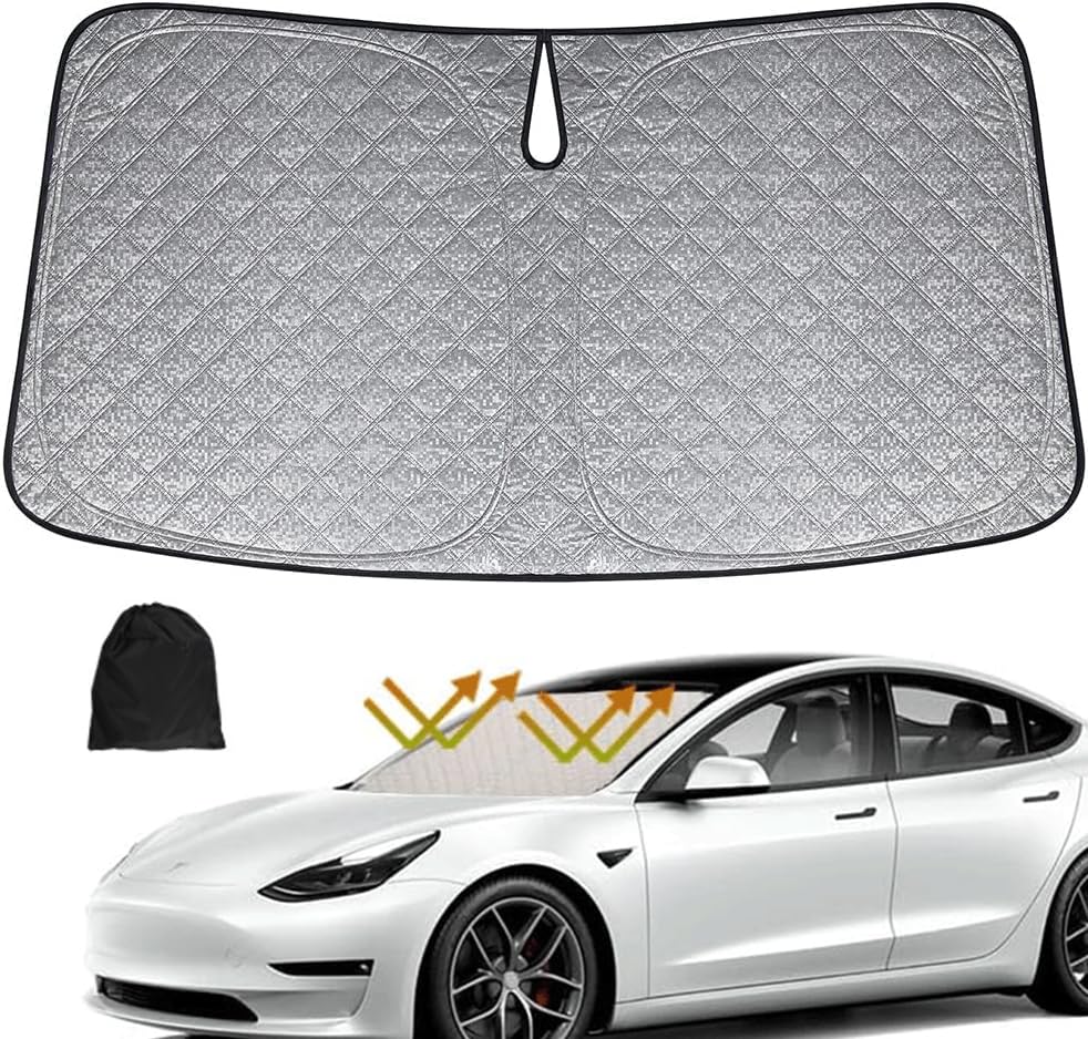Auto Frontscheibe Sonnenschutz bestimmt für Tesla Model 3 2021 2022 2023 2024