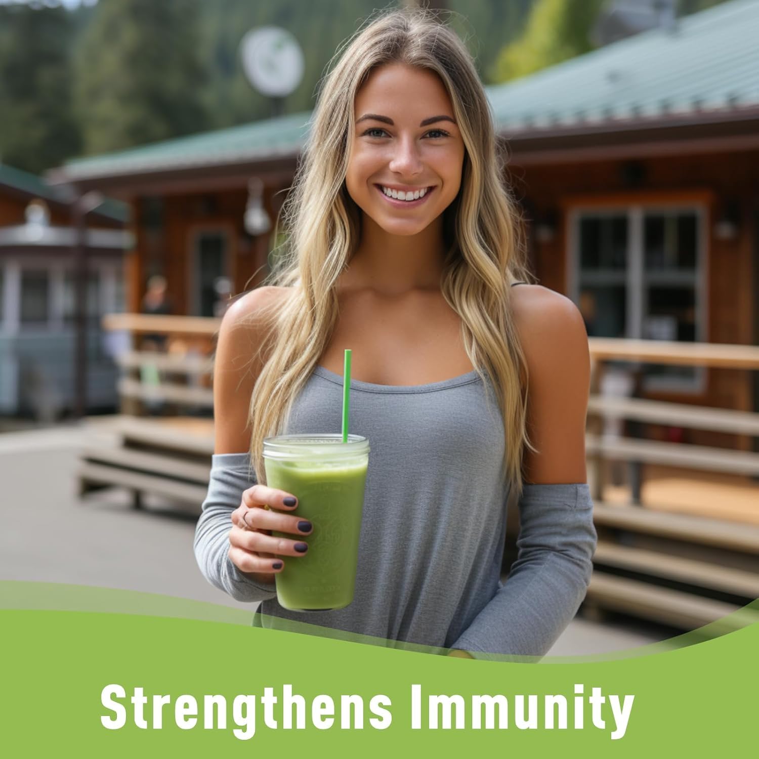 UNLEASH'D ORGANIC Organic Wheatgrass Juice Powder 16oz – 100% Pure Superfood, Immune & Energy Boost, Detox Support - Image 7