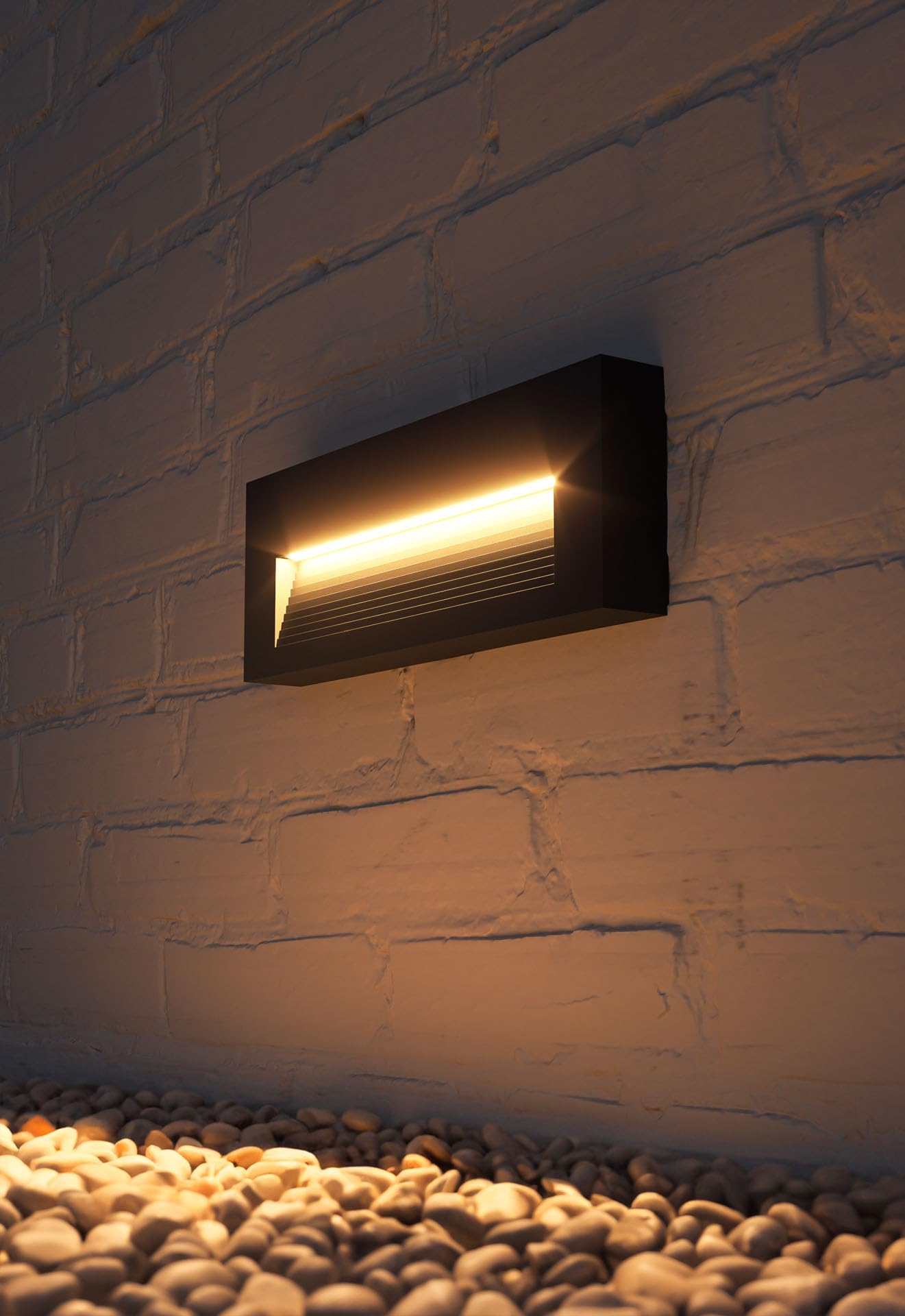 BENEITO FAURE Faretto Led segnapasso da parete a superficie Tween - 5W, Switch CCT, Illuminazione Interni ed Esterni​, corridoi o passaggi - Nero