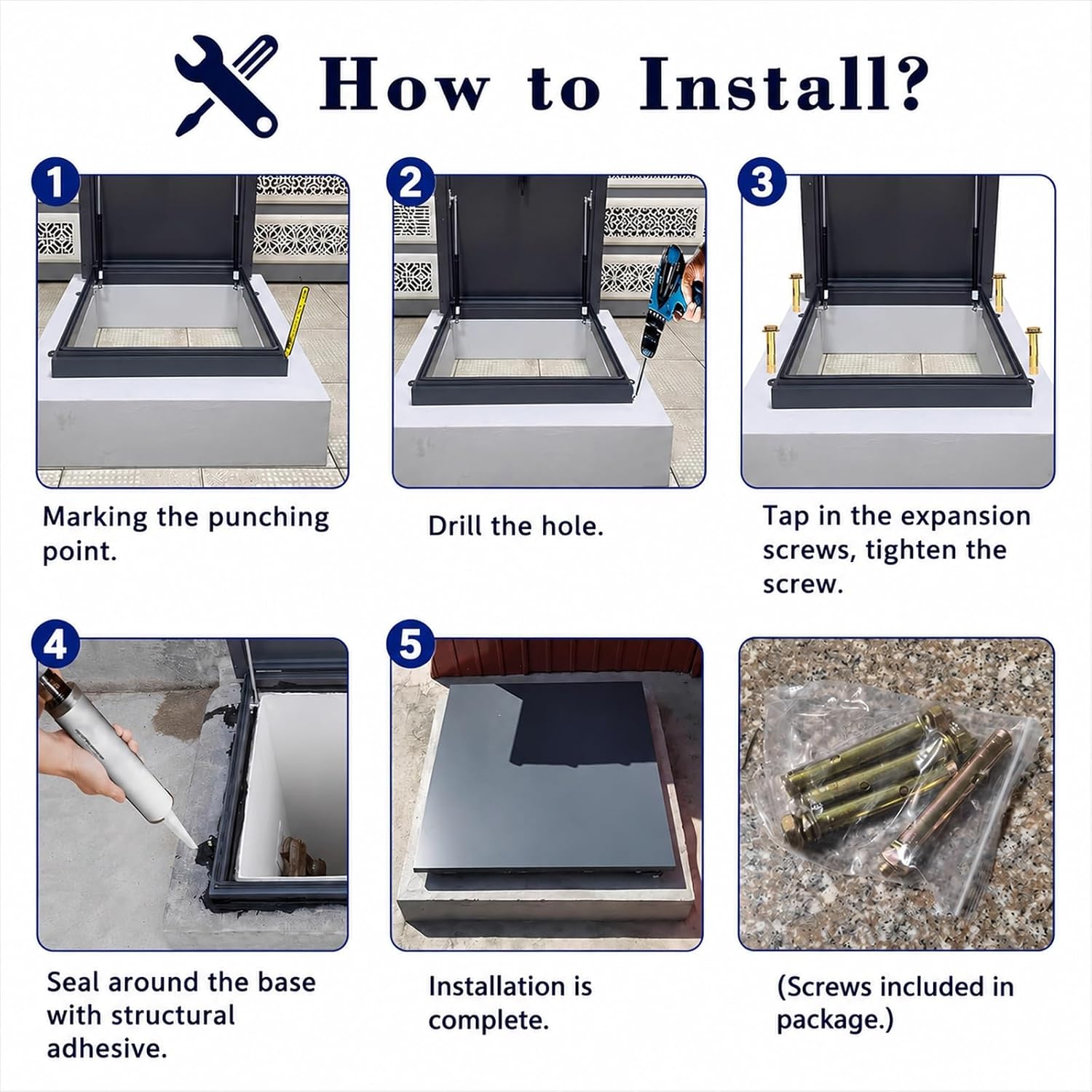 Galvanized Steel Roof Access Hatch, Heavy-Duty Attic Service Door with Aluminum Skylight Lid for Warehouse & Commercial Maintenance, Durable & Secure Entry Solution