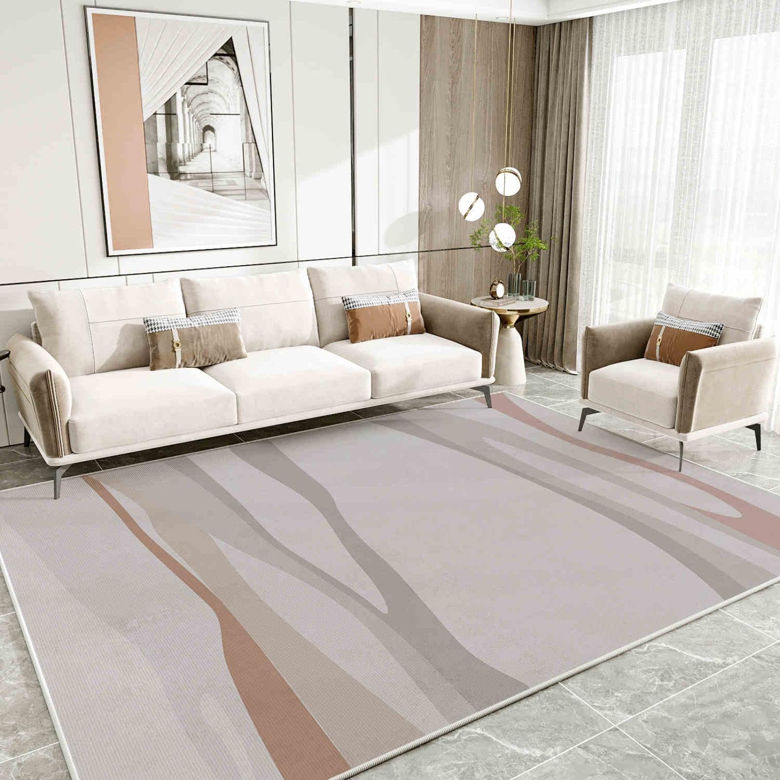 Moquette en peluche pour décoration de chambre et salon GHM-1
