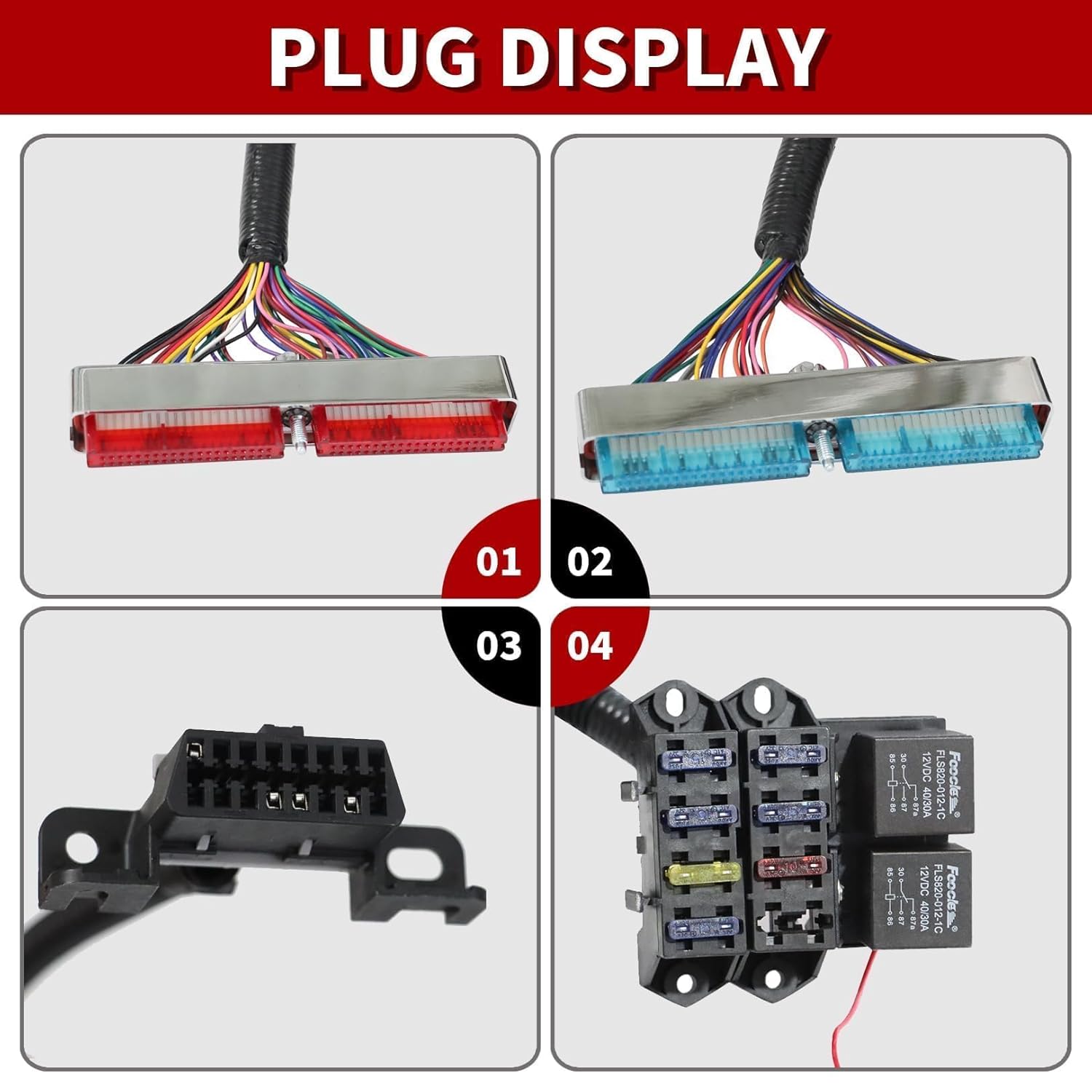 4L80E Stand Alone Wiring Harness Compatible with DBC LS1 1997-2006 w/ 4L80E 4.8L 5.3L 6.0L Vortec Engines Drive by Cable Throttle Body
