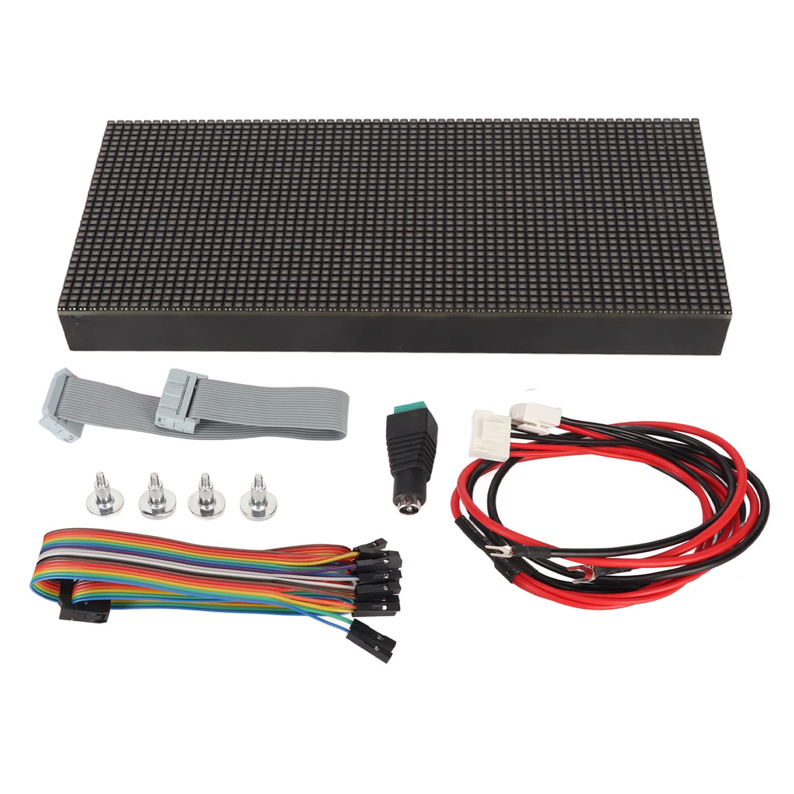 Asixxsix Panneau MATRICIEL LED, Panneau LED MATRICIEL RVB Polychrome 64 X 32 2048 Points Bas
