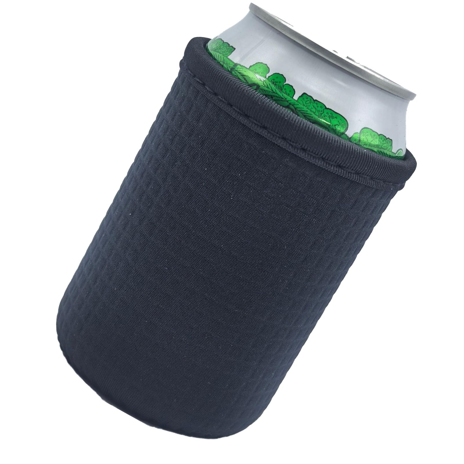 Nmowybpy Black 12Oz Standard Can Insulated Covers Portable Cup Sleeve Drink Decoration Neoprene Drink Coolers Bottle Sleeve Enduring Portable Cup Decoration