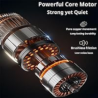 Vista 7 de Masajeador de calor Real Touch, masajeador de cuello y espalda, masajeadores inteligentes de cuello y hombros, 3 modos de velocidad y 2 ajustes