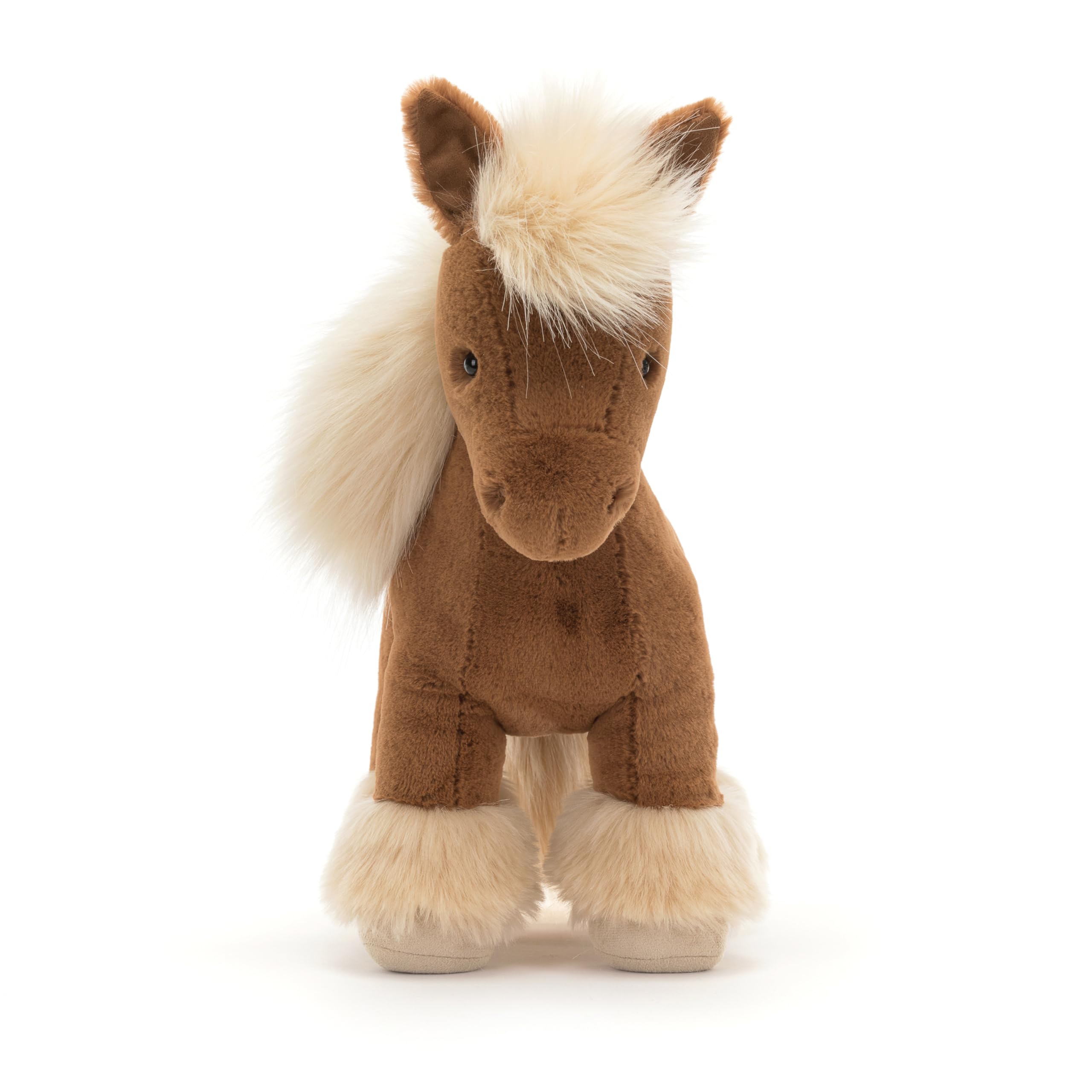 Amazon.co.jp: Jellycat Freya Pony ぬいぐるみ 12.5インチ - 馬と