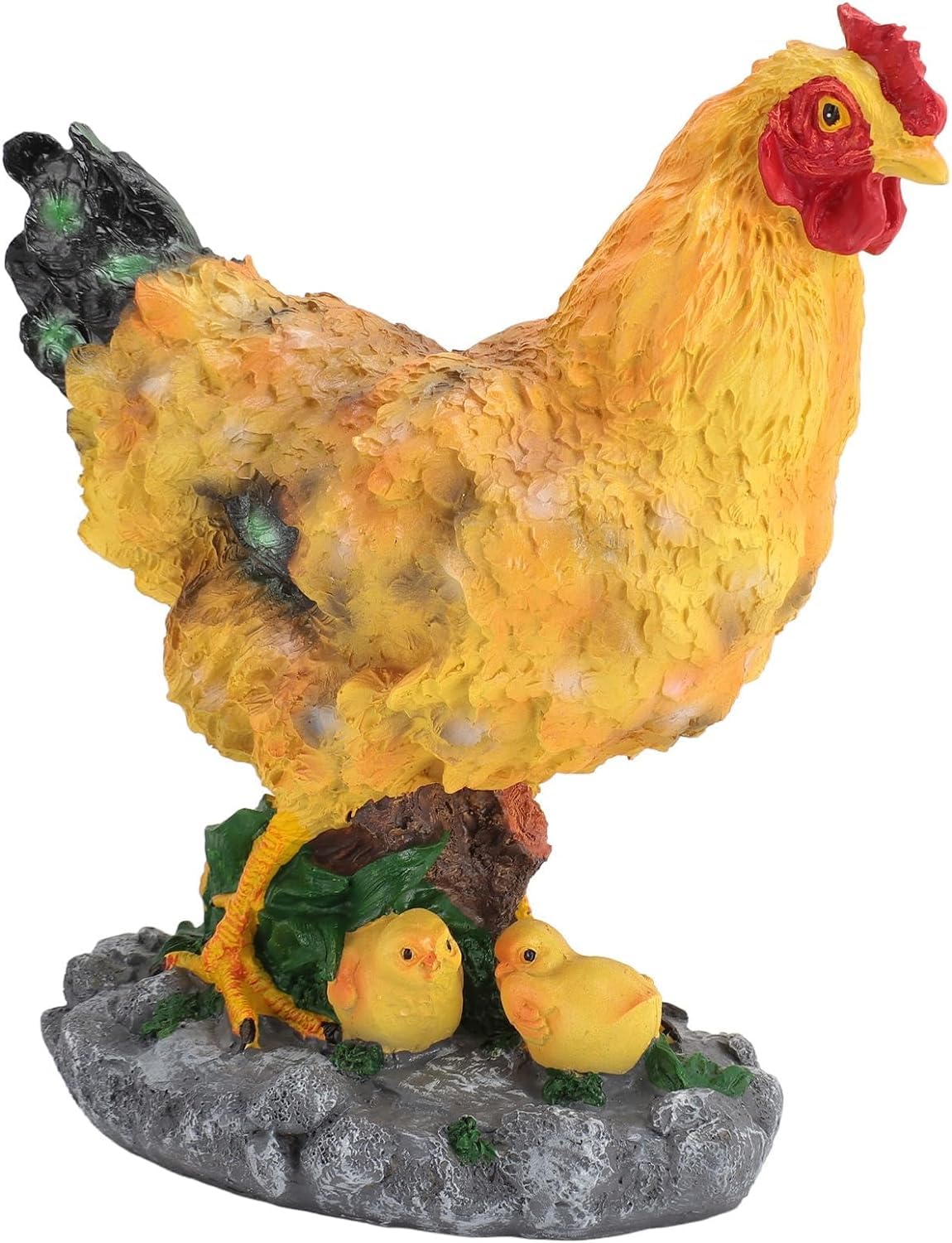 Figurka Do Ogrodu Kurnego, Ozdoby Z Żywicy W Kształcie Kury, Miniaturowe Modele Kurczaków Z Żywicy, Miniaturowe Figurki Kur, Rzeźba Kurcząt Do Ogrodu, Akcesoria Do Ozdób Ogrodowych Diy Do Domu, Ogrod