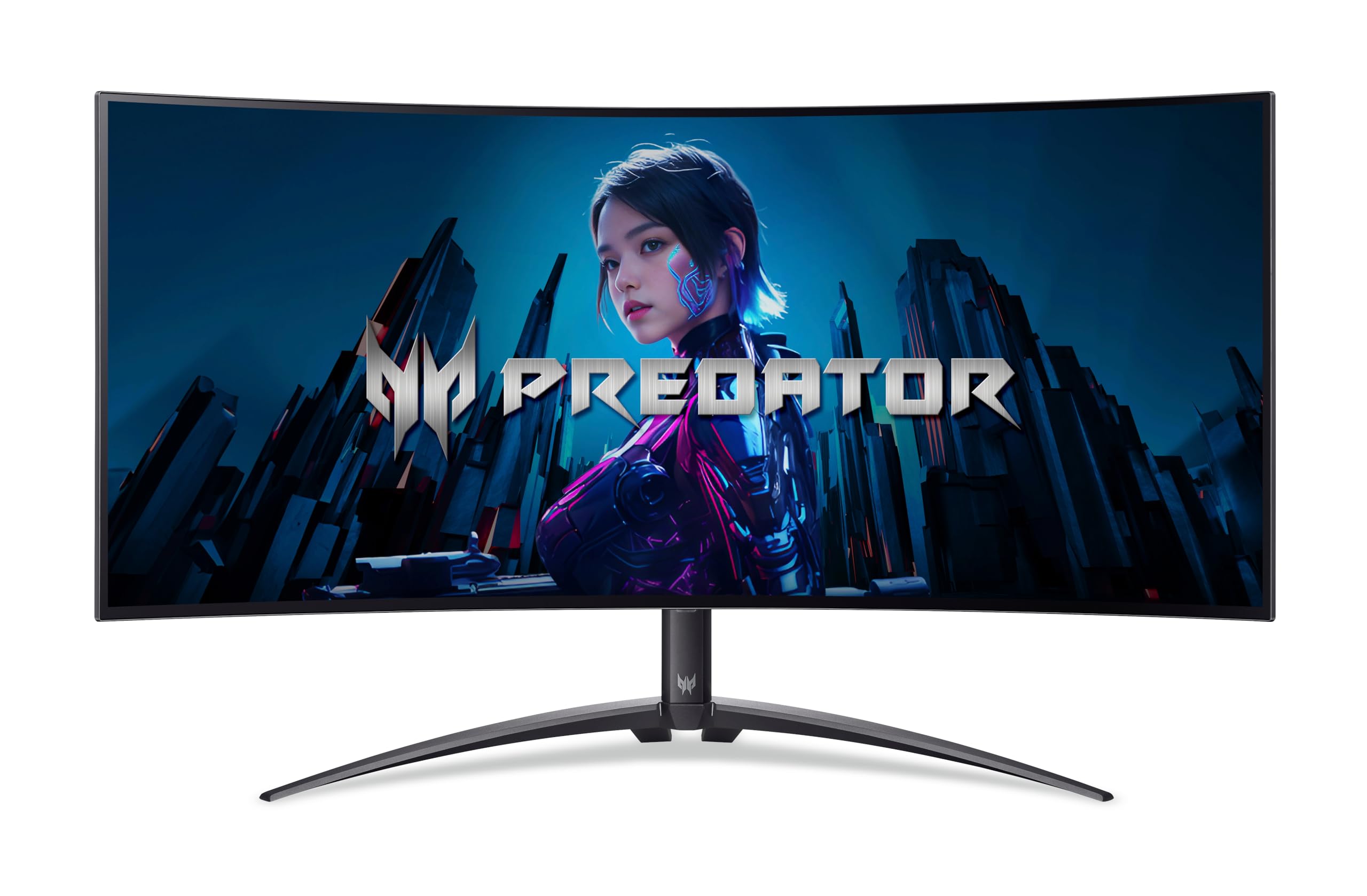 Acer Predator X34X monitor gamingowy 34 cale (ekran 86 cm) UWQHD, OLED, 240 Hz, 0,01 ms (PRT)/0,03 ms (GTG), DP 1.4, 2 x HDMI 2.1, Type-C 90W, USB HUB, zakrzywiony, regulacja wysokości, FreeSync