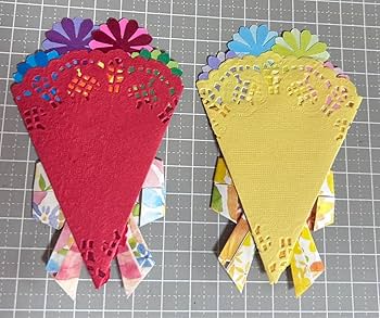 Amazon｜現品限り！！.*大きめクラフトパンチカラフルレース