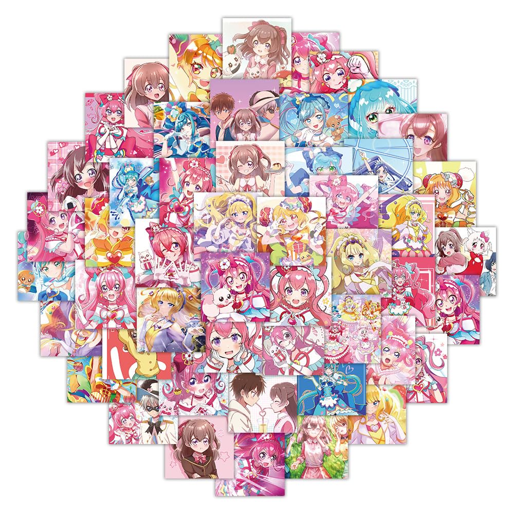 Amazon.co.jp: For プリキュア ステッカー 63枚セット かわいいアニメ 