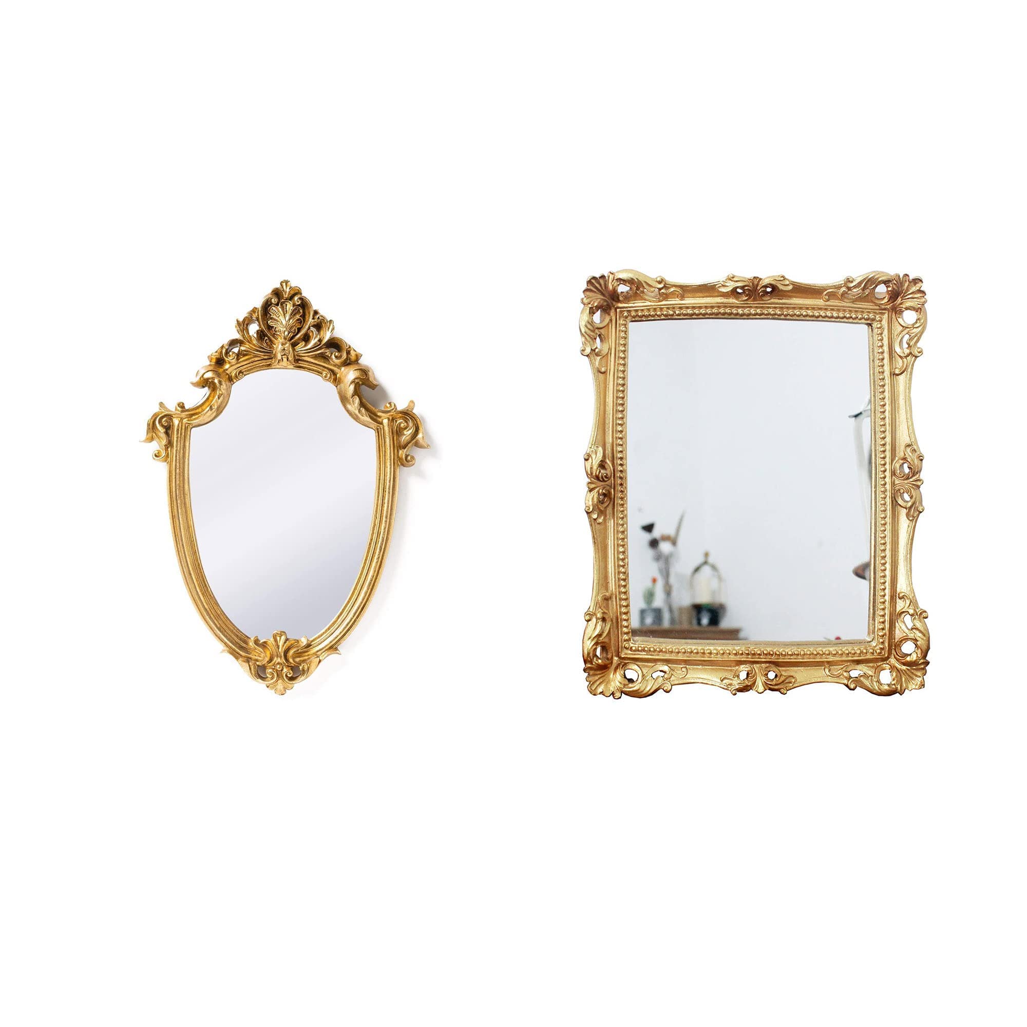 Amazon.com: Funerom Vintage 11.6X 9 inch Decorative Wall Mirror