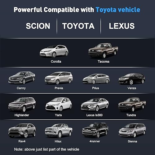 Miniatura 5 de Escáner OBD2, herramienta de escaneo de diagnóstico para todos los sistemas para Toyota Lexus Scion Escáner de coche de transmisión ABS EPB lector